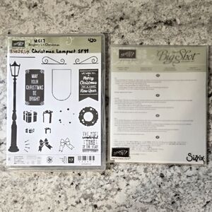 Stampin' Up! Brightly Lit Christmas Stamp Set & Christmas Lampost Thinlits Dies